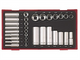 TENG TOOLS MECCA ROSSO SET OF 1/4 & 3/8DR SOCKETS 3