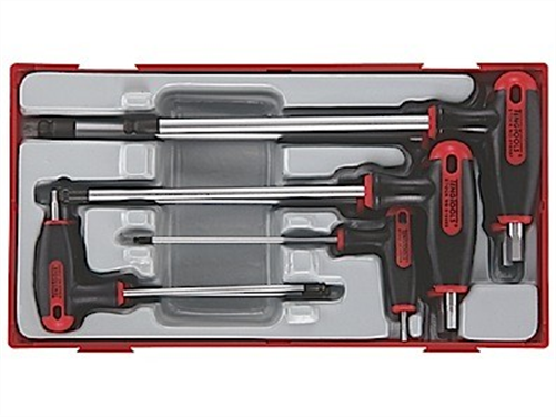 TENG TOOLS T-HANDLE HEX AND BALL POINT HEX SET 7PC
