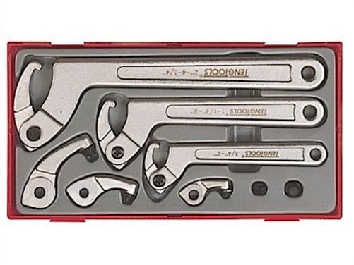 TENG TOOLS TENG 8PC HOOK & PIN WRENCH SET