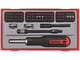 TENG TOOLS 74PC MD RATCHETING SCREWDRIVER BITS SET