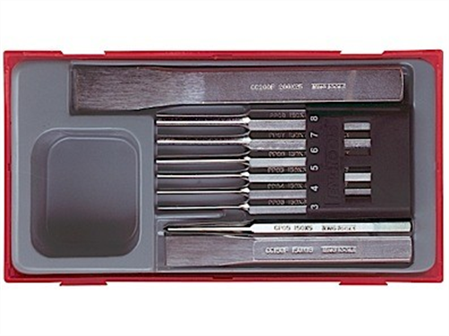 TENG TOOLS 9PC PIN PUNCH AND CHISEL SET
