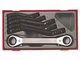 TENG TOOLS 6 PIECE RATCHET SPANNER SET