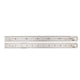 Toledo Stainless Steel Rule Double Sided Metric & Imperial - 1000mm