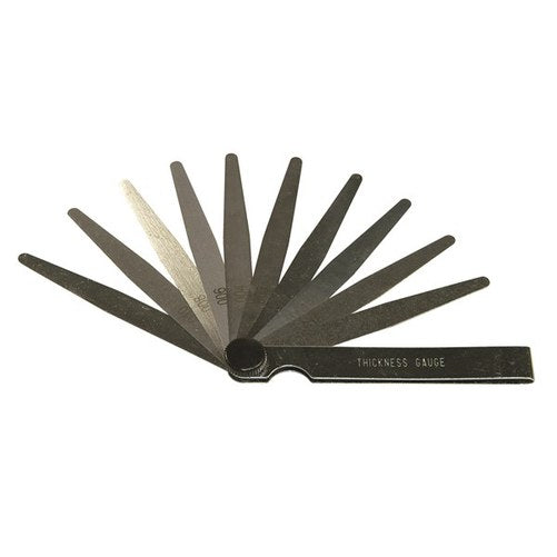 Toledo Feeler Gauge - Tapered 10 Blade Imperial (Size range: 0.04–0.63mm)