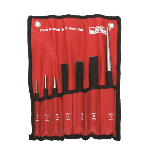 Toledo Punch & Chisel Set - Heavy Duty 7 Pc.