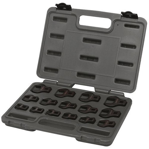 Toledo Crowfoot Wrench Set 3/8"" - Metric (10 - 26mm) 15 Pc