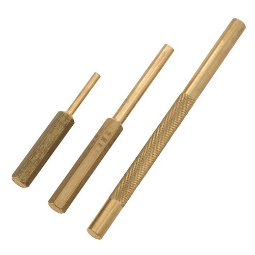 Toledo Brass Pin & Drift Punch Set - 3 Pc.