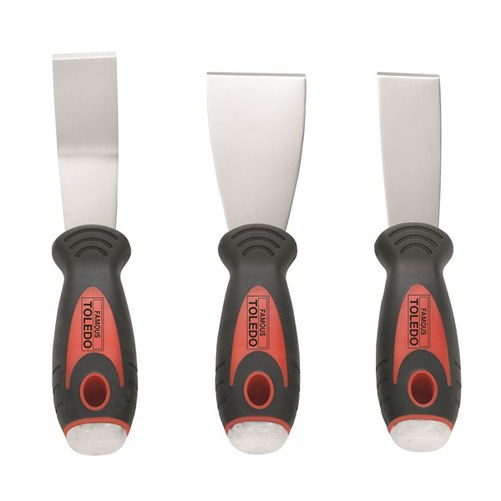 Toledo Stainless Steel Scraper Set - 3 Pc.