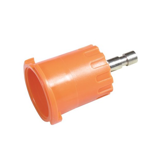 Toledo Radiator Cap Pressure Tester Adaptor - Orange Bayonet
