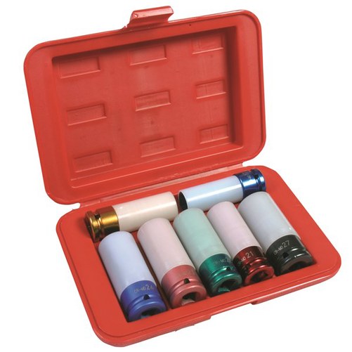 Toledo Wheel Nut Socket Set - Metric 7 Pc.