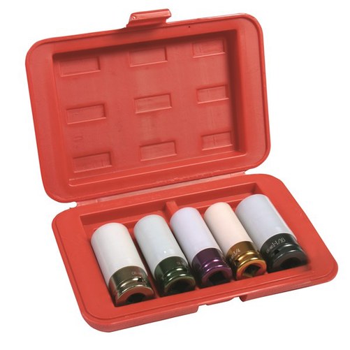 Toledo Wheel Nut Socket Set - SAE 5 Pc.