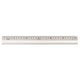 Toledo Aluminuim Straight Edge Single Sided Rule Sponge Back Metric - 1000mm
