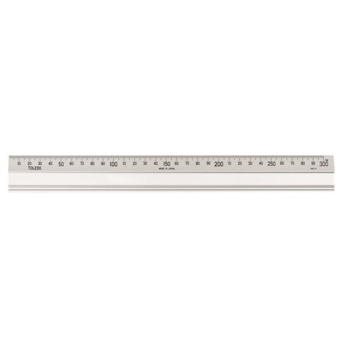 Toledo Aluminuim Straight Edge Single Sided Sponge Back Metric - 600mm