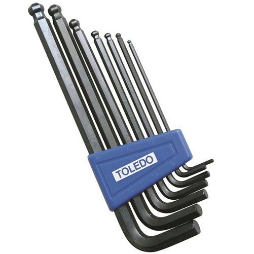 Toledo Key Set Ball Point Hex Metric - 7 Pc.