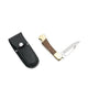 Toledo Stock Knife - Single Blade With Leather Pouch 180mm