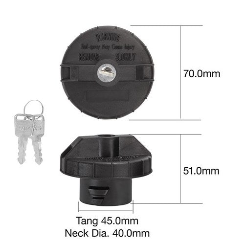TRIDON LOCKING FUEL CAP TL90ULP