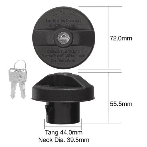 TRIDON LOCKING FUEL CAP