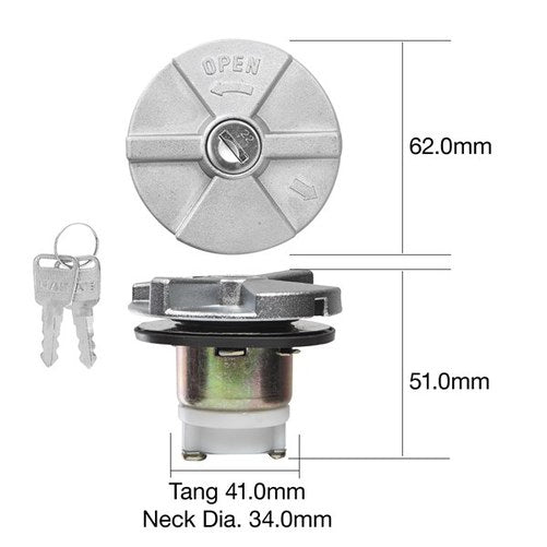 TRIDON LOCKING FUEL CAP TFL302  FORD HOLDEN MAZDA TOYOTA