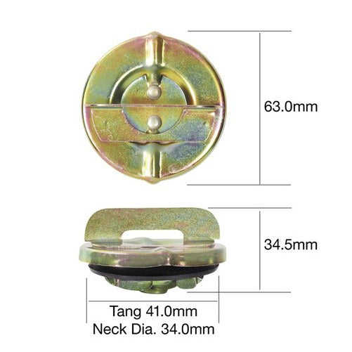 TRIDON NON LOCKING FUEL CAP TNL21