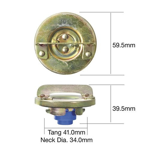 TRIDON NON LOCKING  FUEL CAP TNL40