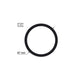 TRIDON THERMOSTAT GASKET - METAL OUT/RUBBER IN (67MM)