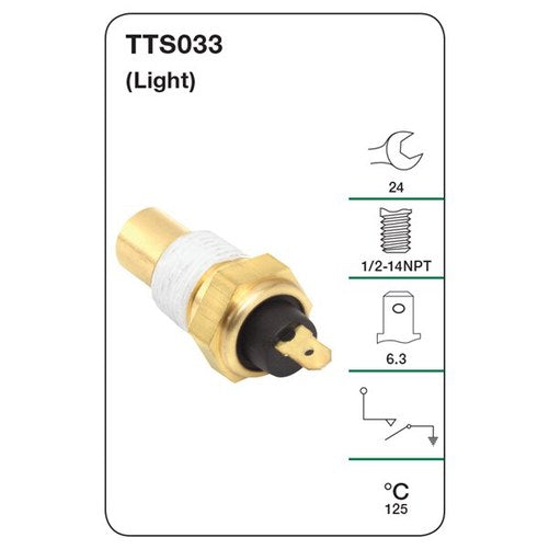 TRIDON WATER TEMP SWITCH (LIGHT)