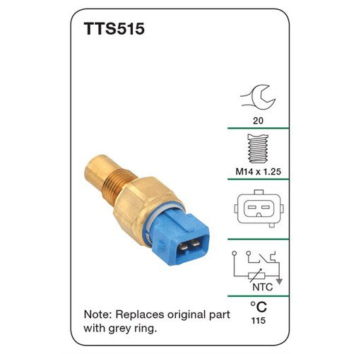 TRIDON WATER TEMP SWITCH (LIGHT & GAUGE)
