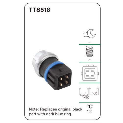TRIDON WATER TEMP SWITCH (LIGHT & GAUGE) TTS518