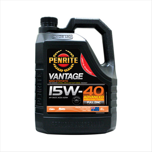 Penrite Vantage Semi Synthetic 15W-40 Engine Oil 4L