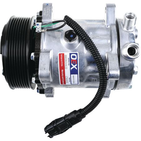 OEX Air Conditioning Compressor 12V Direct Mount Sanden PXC16 Style CXS0012
