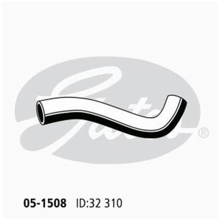 Gates Radiator Hose Upper 05-1508