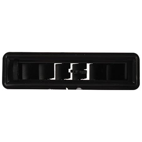 OEX Louvre Rectangle Black Plastic