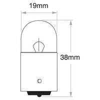 Narva R10W Bayonet BA15s Globe 24V 10W