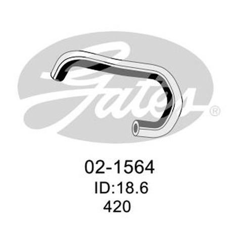 Gates Moulded Heater Hose 02-1564