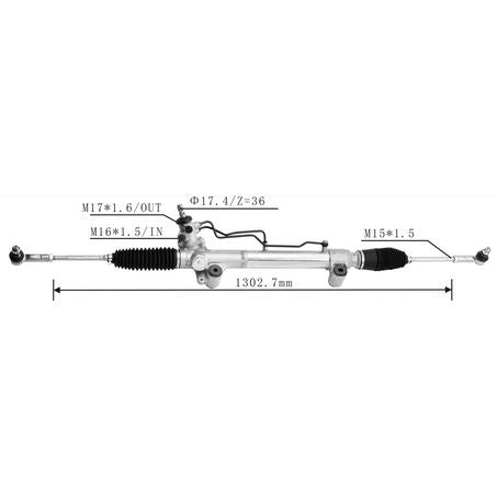 SAS AUTO PARTS SAS Steering Rack and Pinion SR2002
