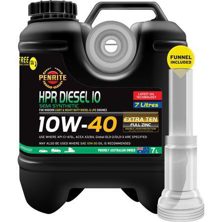 Penrite HPR Diesel 10W-40 Engine Oil 7L