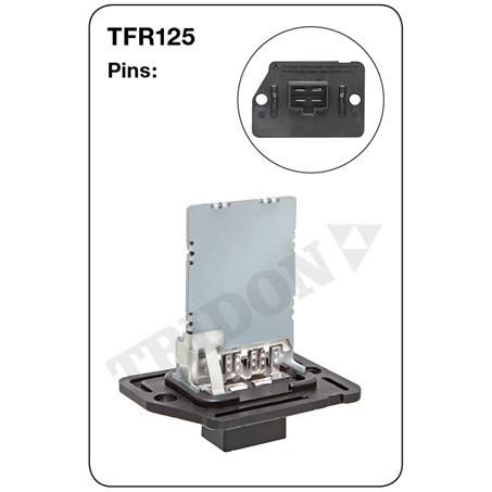 Tridon Heater Fan Resistor TFR125