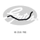 Gates Heater Hose 02-1266