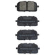 RDA BRAKES RDA GP Max General Purpose Low Metallic Brake Pad Set RDB2119