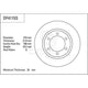 TRW Disc Brake Rotor 319mm x 20 Min