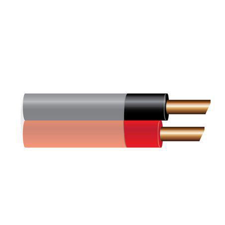 OEX 16mm Twin Core Automotive Cable Red/Black With Clear Sheath 10M