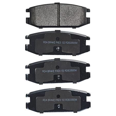 RDA BRAKES RDA GP Max General Purpose Low Metallic Brake Pad Set RDB2058