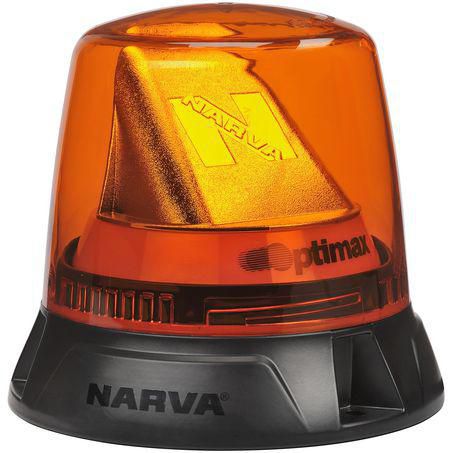 Narva 12/24V Amber LED Optimax Beacon - Flange Base 85660A