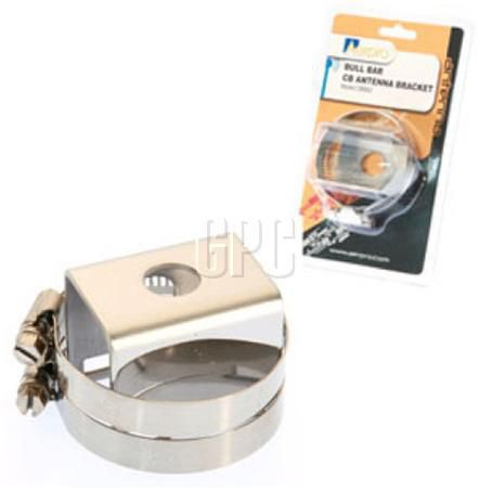 Aerpro Clamp Type Bull Bar UHF CB Antenna Bracket Horizontal Or Vertical Mounting Hose Clamp Size - 40-64mm CBBB2
