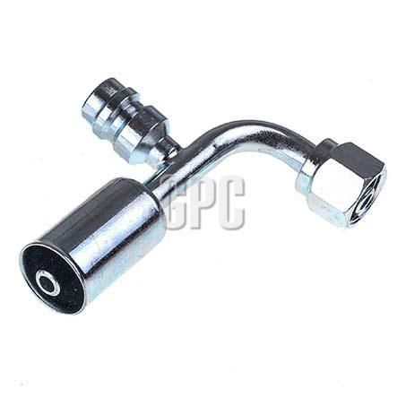 OEX Steel Fitting # 6 FOR - Beadlock #6 90° With R134a Port SFX1321-3