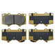 RDA EXTREME HEAVY DUTY BRAKE PAD SET MITSUBISHI PAJERO TOYOTA RDX1482SM