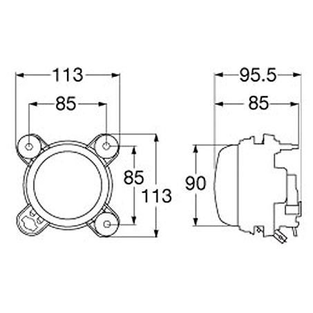 Hella Headlamp H1 Globe Main Beam 24V 1030H124V