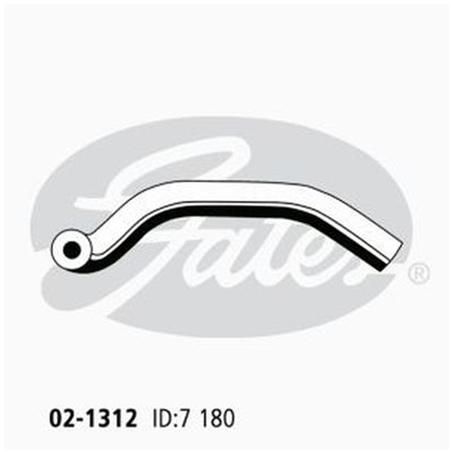 Gates Moulded Heater Hose 02-1312