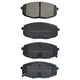 RDA GP MAX LOW METALLIC BRAKE PAD SET HYUNDAI I30 KIA CERATO SOUL RDB2017