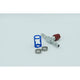 Burgaflex Steel Fitting # 8 Splicer Reduced Burgaclip #8 Straight With R134a Port SCX1592-3